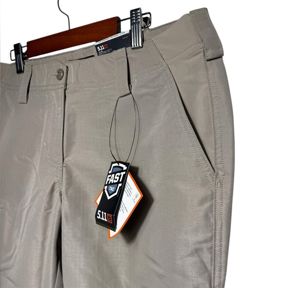 5.11 WOMEN'S FAST-TAc URBAN PANT size 8 regular straight fit NEW with tags! - Picture 3 of 16